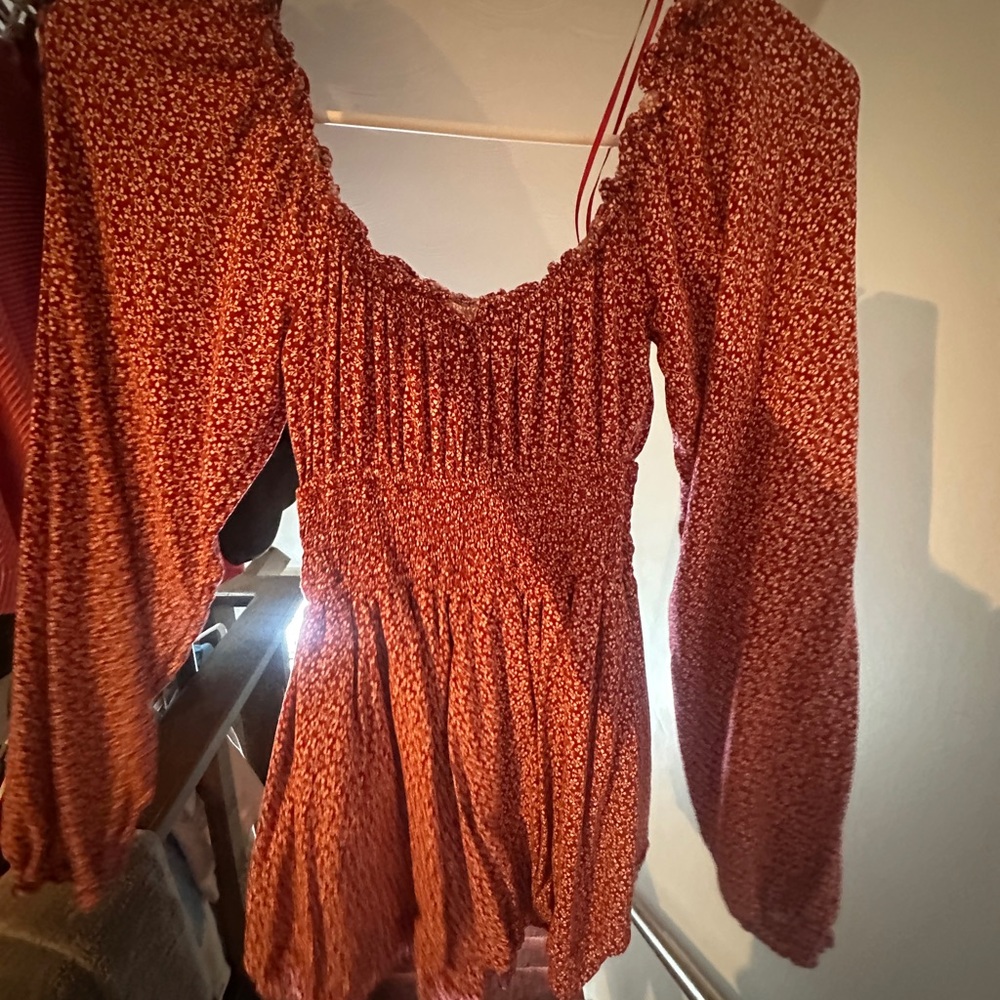 RED Hollister romper